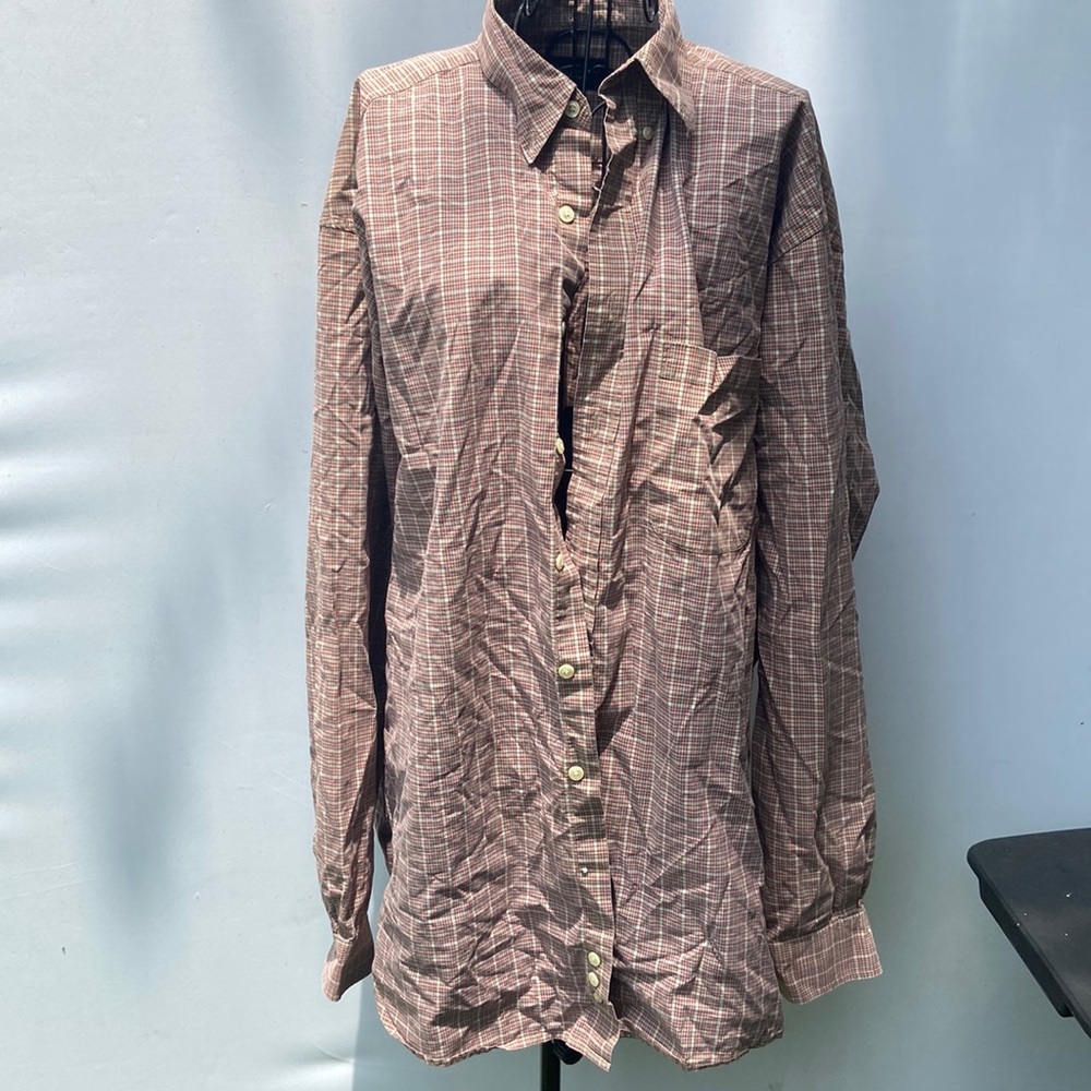 Eddie Bauer plaid shirt. Button up